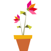 Origami - Vaso con fiori